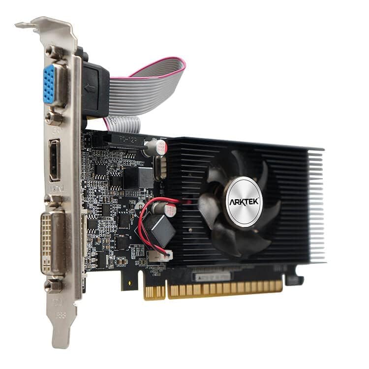 Arktek Graphics Card NVIDIA GT610, 2GB DDR3 64-Bit, HDMI/DVI/VGA